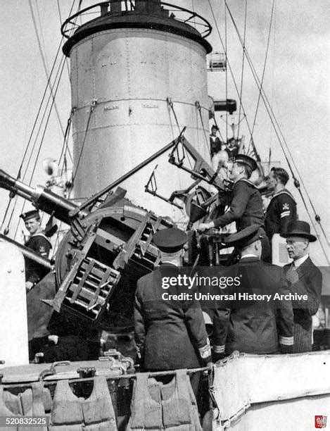 Submarine Captain Inspecting Crew