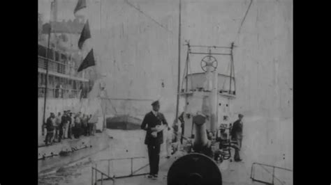 Submarine Captain Walking on Deck