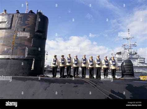 Submarine crew at work