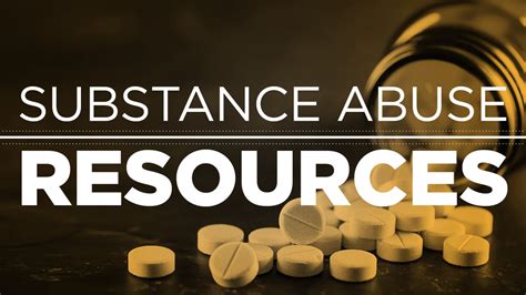 Substance Abuse and Addiction Resources