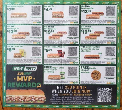 Subway Coupons Image 3