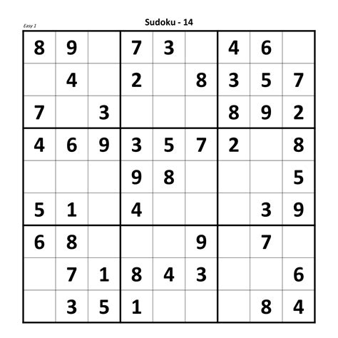 Sudoku Puzzles for Adults