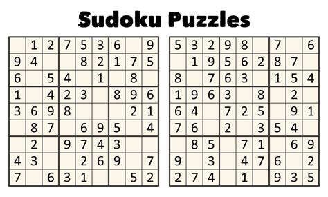 Sudoku Puzzles with Answers