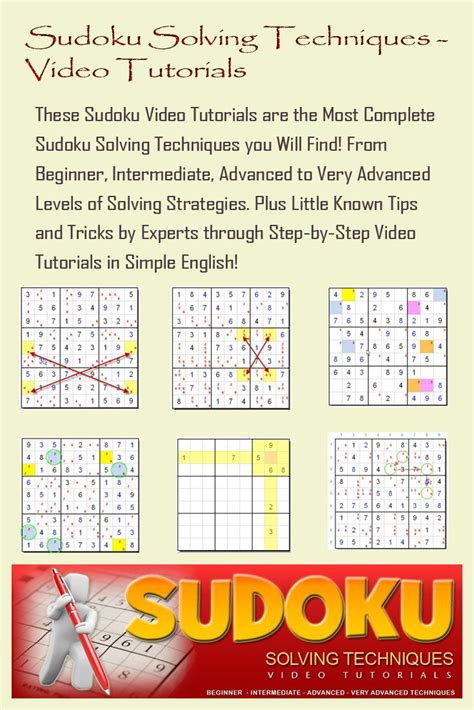 Sudoku techniques