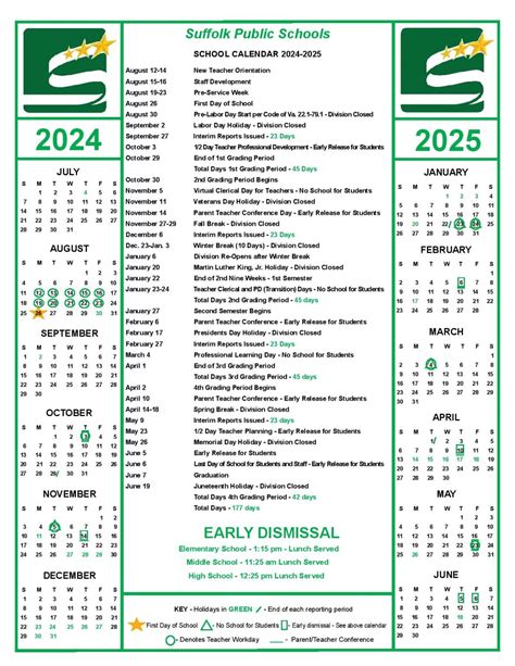 Suffolk Public Schools Calendar Image 1