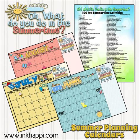 Summer calendar planning tips