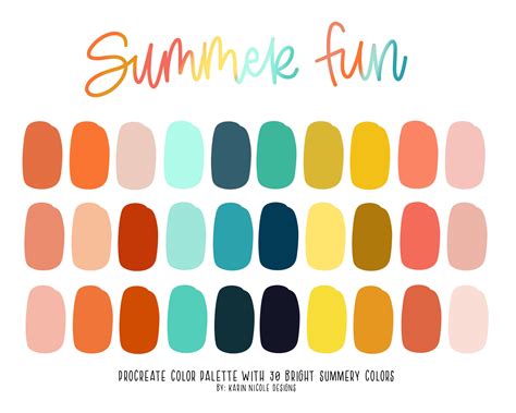 Summer Color Palette Inspiration