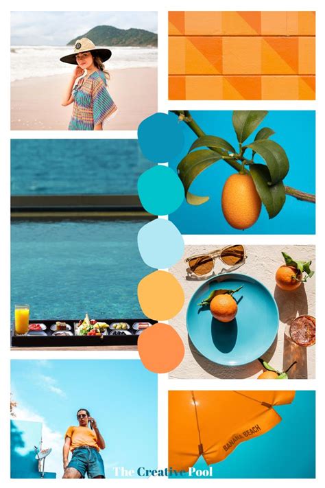 Summer Color Palette Mood Boards