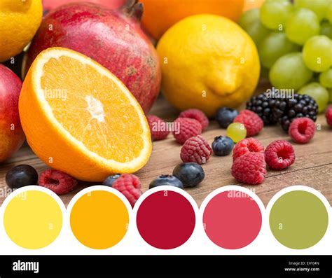 Summer Fruits Color Palette