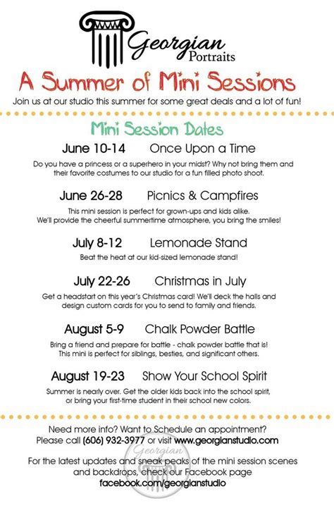 Summer Semester Calendar