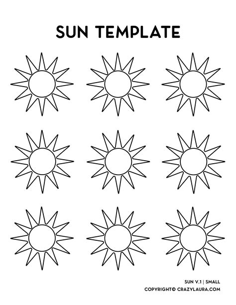 Sun Printable 9