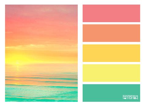 Sunrise Color Palette Combinations 7