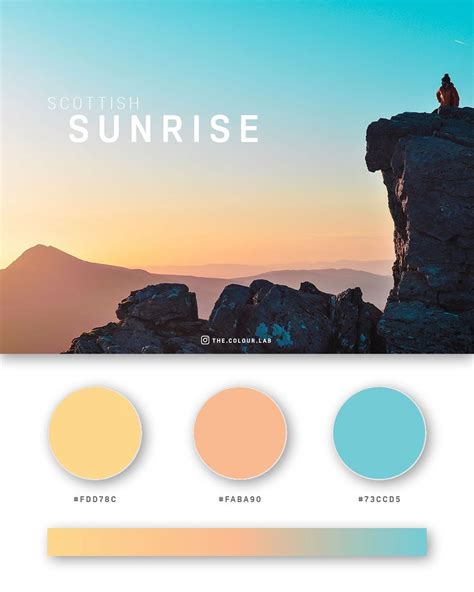 Sunrise Color Palette Inspiration 1