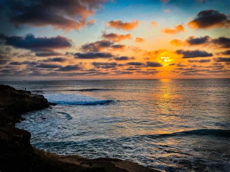 Sunset at La Jolla Cove