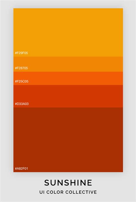 Sunshine Color Palette 1