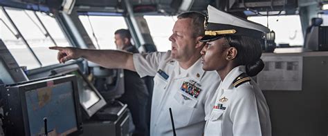 Surface Warfare Officer at Sea