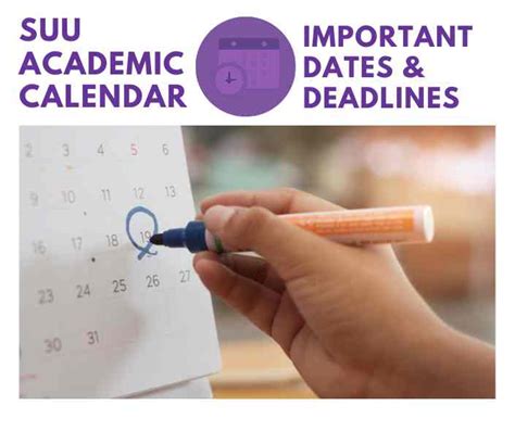 SUU Academic Calendar Overview