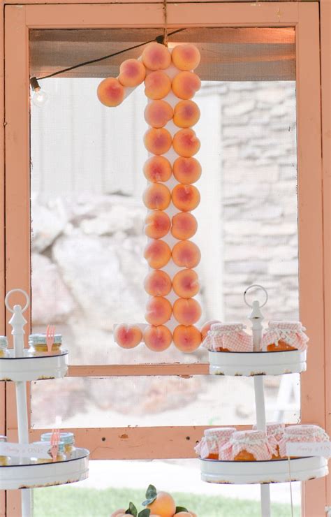 Sweet peach palette party inspiration