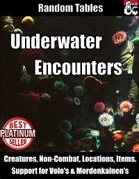 Swim Speed 5e Underwater Encounters