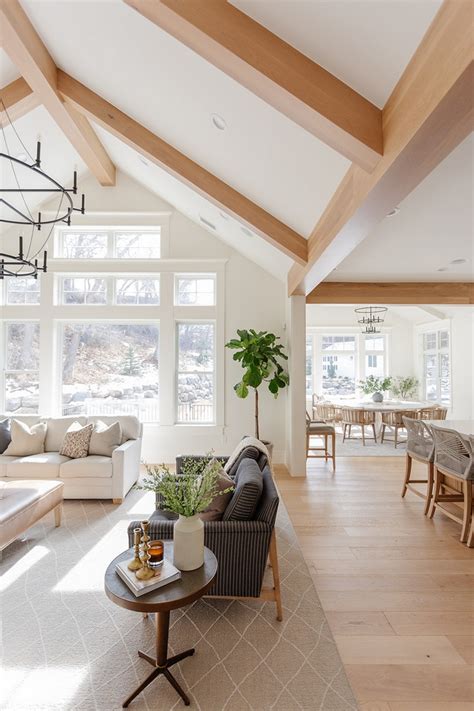 Swiss Coffee family room walls with white furniture and natural textures