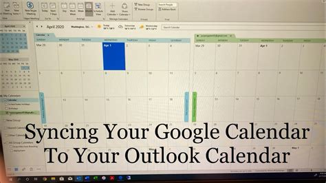 Syncing Google Calendar with Microsoft Outlook