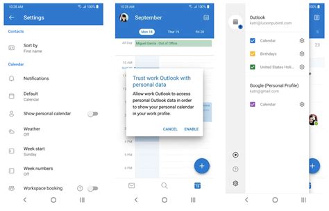 Syncing Outlook Calendar with Android Devices