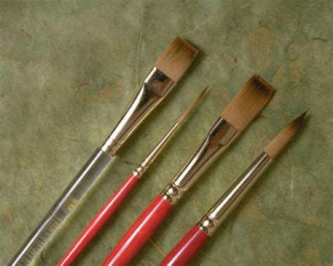 Synthetic Palette Paint Brushes