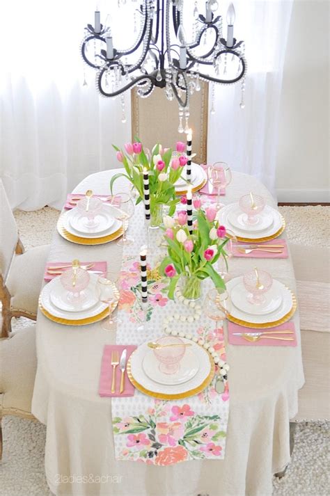 Table Setting in Deep Spring Colors