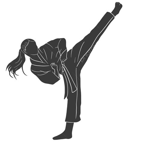 Taekwondo silhouette