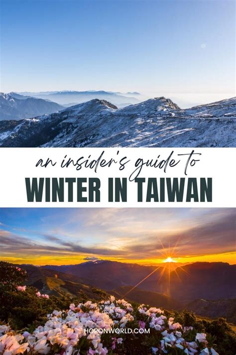 Taiwan winter destinations