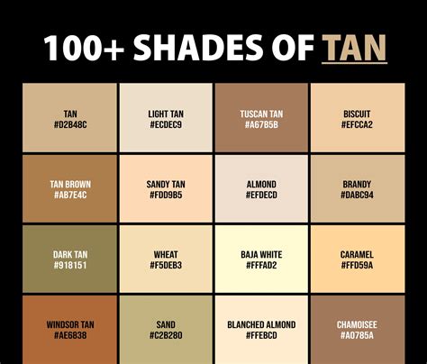 Tan Color Shades