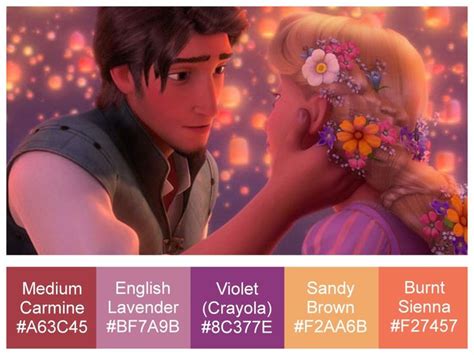 Tangled Color Palette Example 10