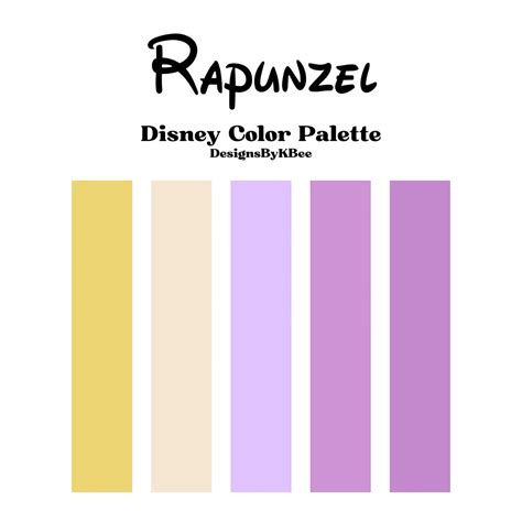 Tangled Color Palette Example 4