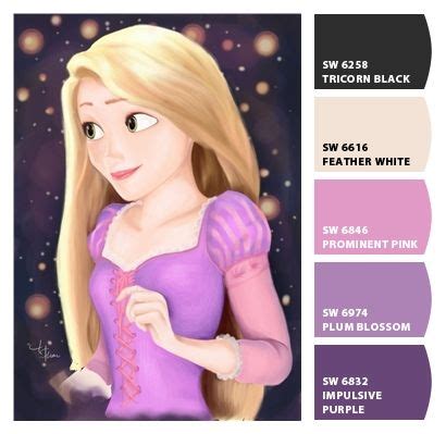 Tangled Color Palette Example 9