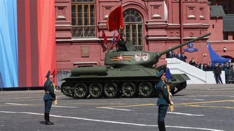 Tank on Display in a Fourth of July Parade