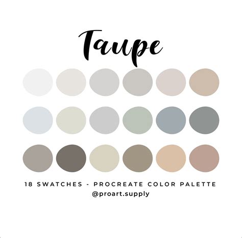 A taupe color combination