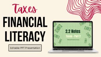 Taxes and Financial Literacy