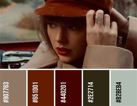 Taylor Swift Red Album Color Palette