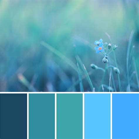 Teal and Blue Color Palette Inspiration 10