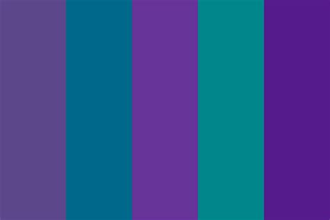 Teal and Purple Inspiration 1