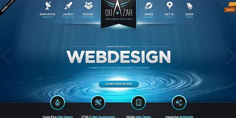 Teal Blue Web Design Inspiration