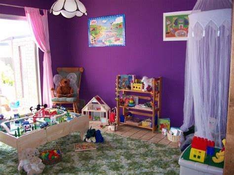 Teal and Purple Playroom