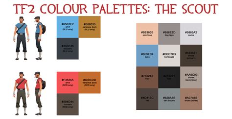 Team Fortress 2 Color Palette Inspiration 4