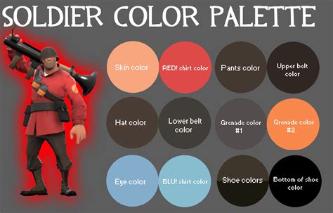 Team Fortress 2 Color Palette Inspiration 2