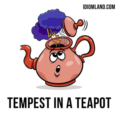 Tempest in a Teapot Idiom