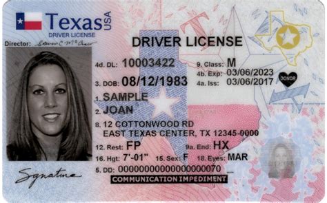 Texas driver license