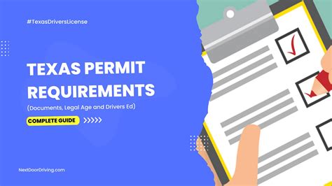 texas permit requirements