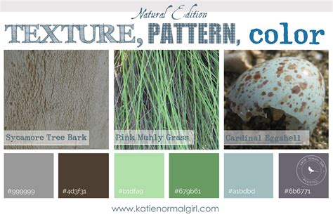 Textured Patterns Color Palette