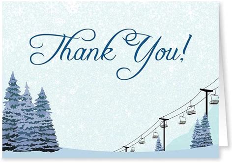 Thank You Note Winter