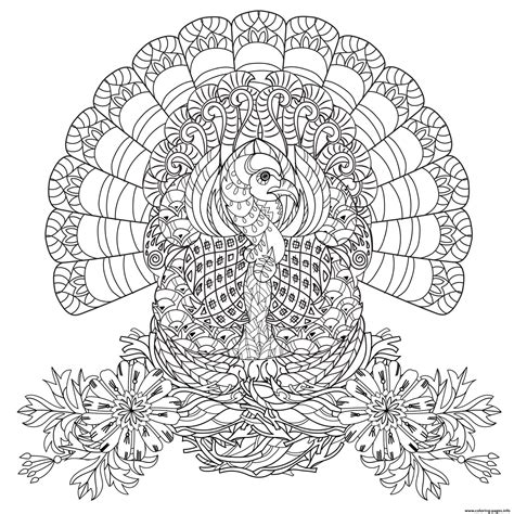 Thanksgiving Coloring Pages for Adults